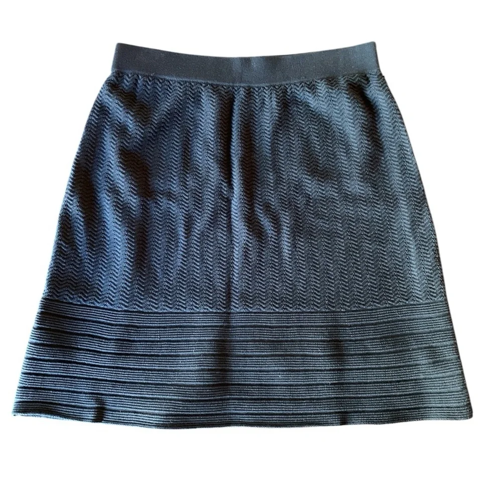 NWT Cabi Bon Voyage navy blue skirt midi length classic casual skirt Medium